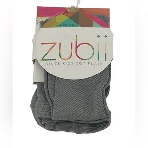NWT Zubii Gray Tights Size 2 (Shoe Size 22-24) Girl’s